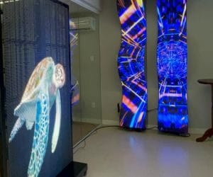 Casas e lojas usam LED flexível na decoração