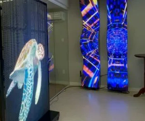 Casas e lojas usam LED flexível na decoração