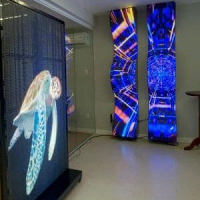 Casas e lojas usam LED flexível na decoração