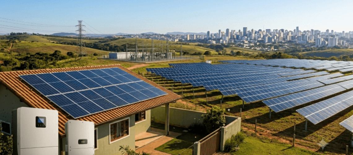 Expansão da energia solar no Brasil