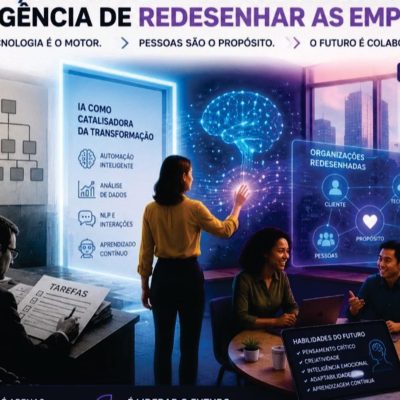 IA, mercado de trabalho e a urgência de redesenhar as empresas