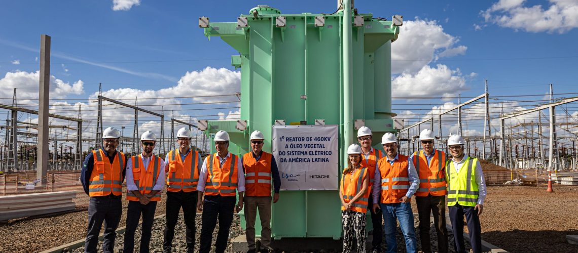 Primeiro reator de 460 kV a óleo vegetal da América Latina marca avanço sustentável na transmissão de energia