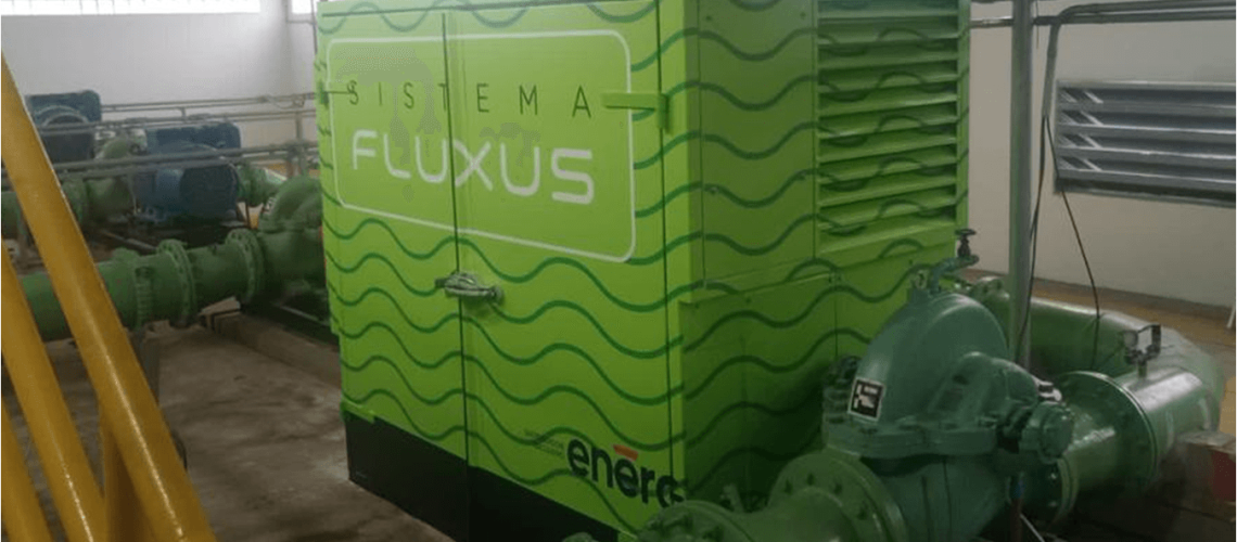 Tecnologia usa motor a gás natural no lugar de motor elétrico para acionar bombas em elevatórias de água