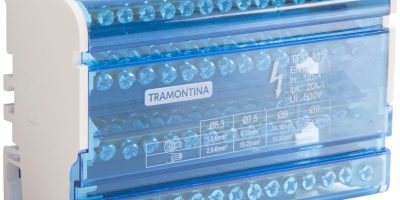 Tramontina apresenta blocos de distribuição para quadros e painéis elétricos